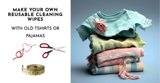 How to Make Your Own Reusable Cleaning Wipes With Old Tshirts Or Pajamas