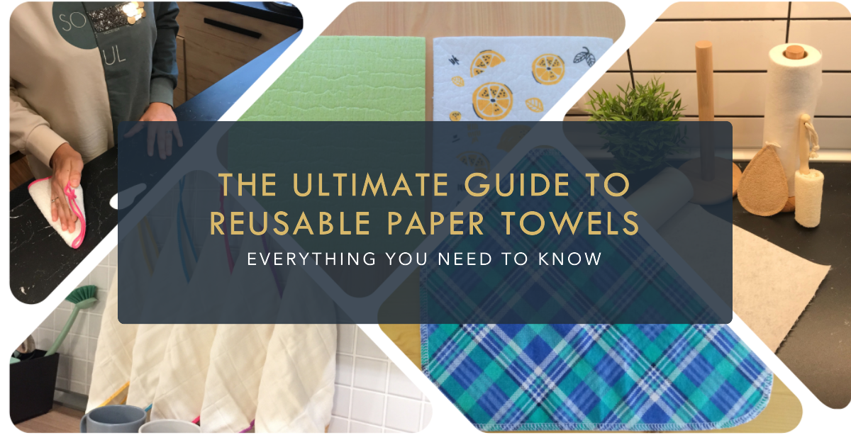 How To Make Reusable Paper Towels - Use Fabric Scraps 