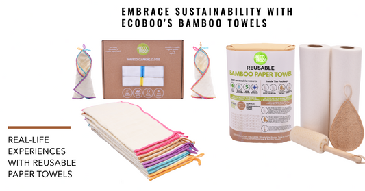 Embracing Sustainability: Real-life Experiences with Ecoboo's Reusable Bamboo Paper Towels