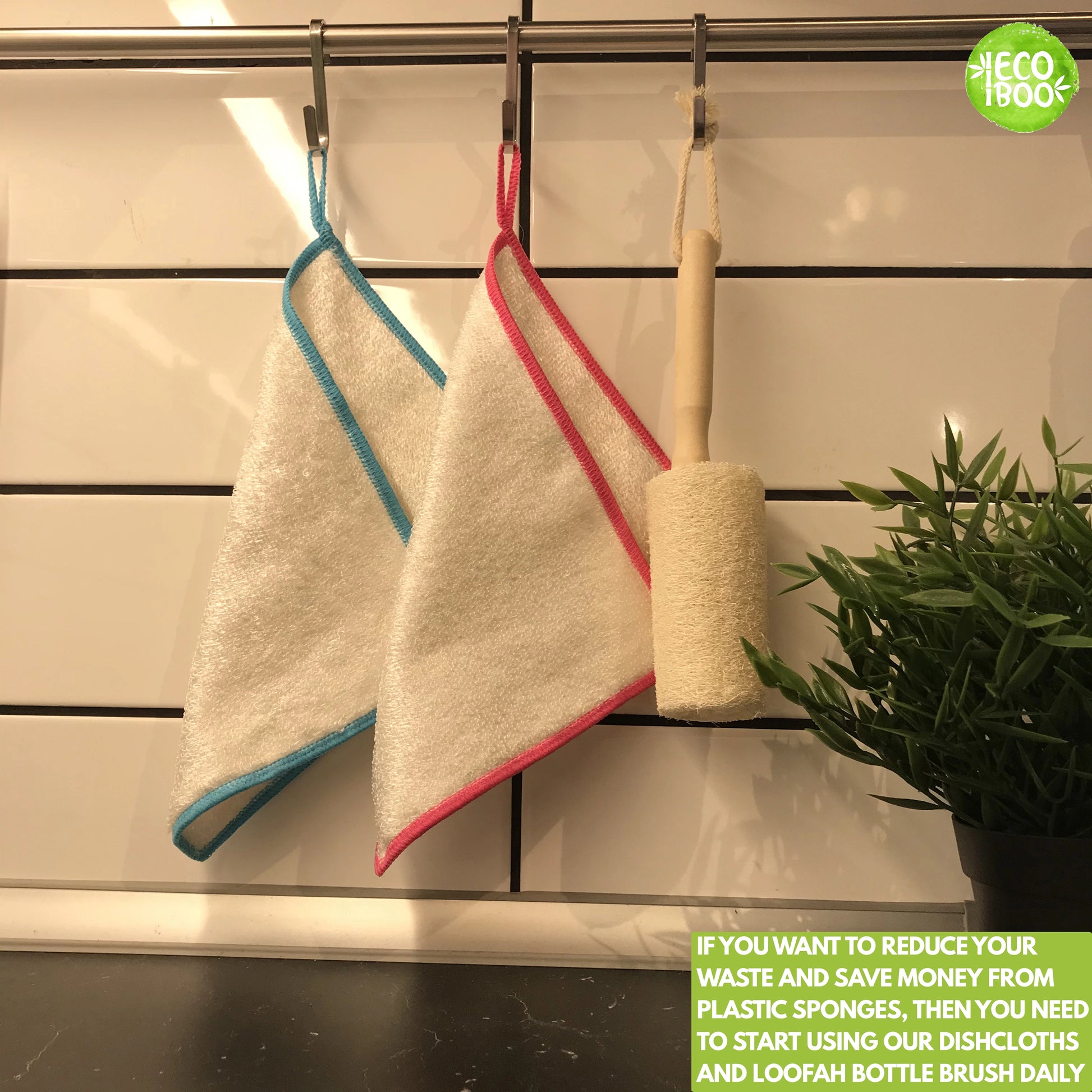 10 Pcs Kitchen Dish Cloths Set, Premiunm Bamboo Fiber Dishcloth Towels.  Reusable and Absorbent Dish Cloths & Dish Towels，Suitable for Kitchen  Bathroom